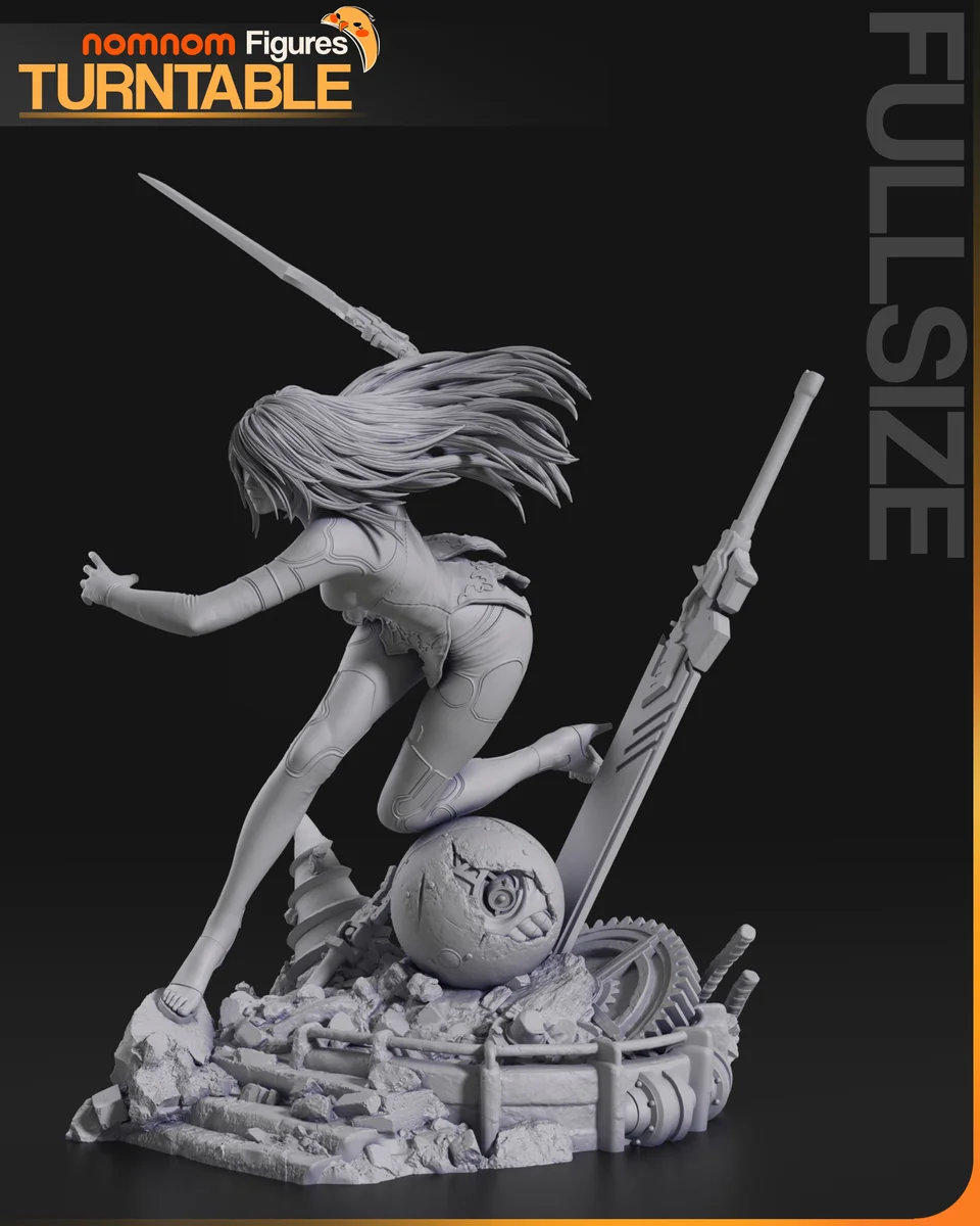 A2 | Fan Art | 3D Printed Resin Model Garage Kit | *Un-Painted* | Nomnom 5