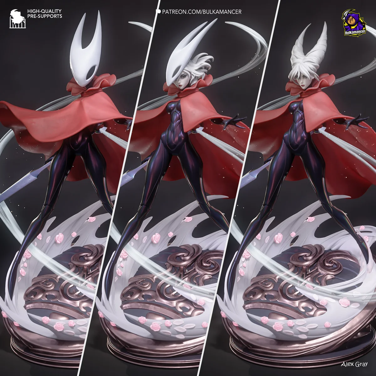 Hornyt (Horny Knight) | Fan Art | 3D Printed Resin Model Garage Kit | *Un-Painted* | Bulkamancer 3
