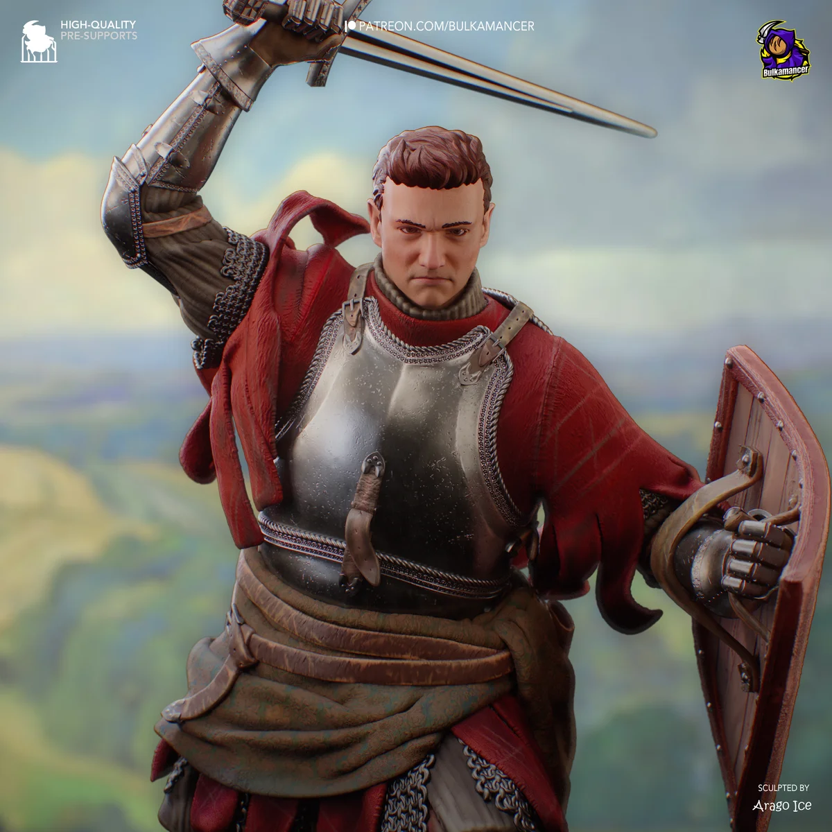Henry of Skalitz | Fan Art | 3D Printed Resin Model Garage Kit | *Un-Painted* | Bulkamancer