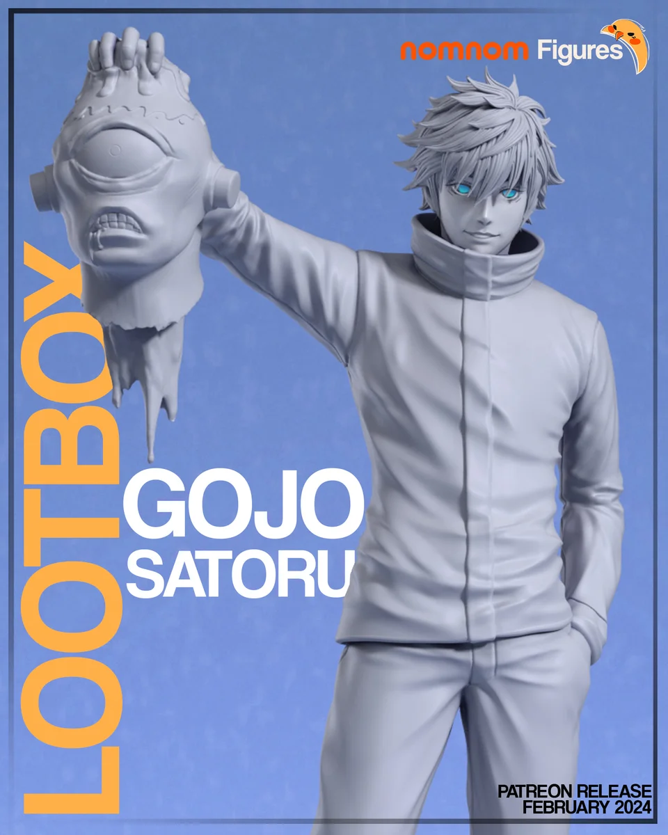 Satoru Gojo | Fan Art | 3D Printed Resin Model Garage Kit | *Un-Painted* | Nomnom