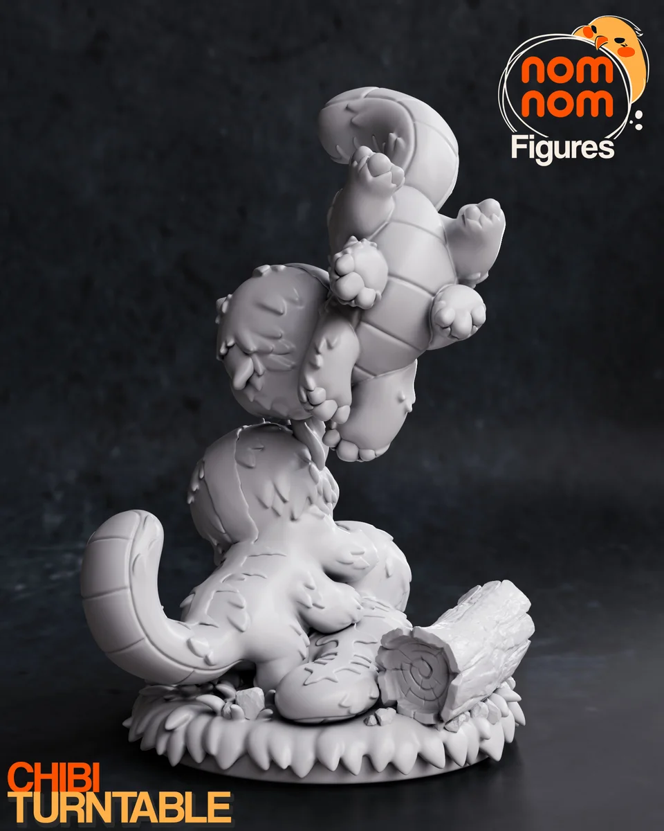 Chibi Baby Skybison | Fan Art | 3D Printed Resin Model Garage Kit | *Un-Painted* | Nomnom 5