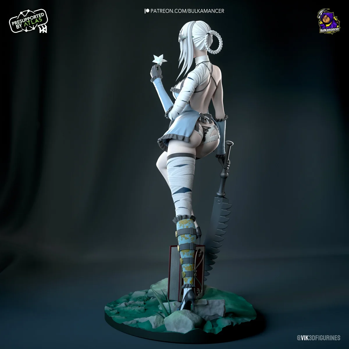 Kaine | Fan Art | 3D Printed Resin Model Garage Kit | *Un-Painted* | Bulkamancer 4