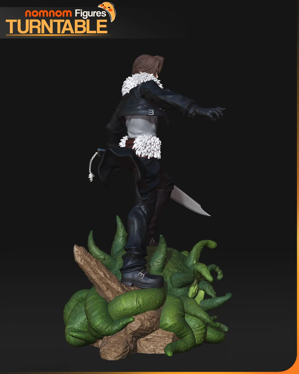 Squall Leonhart | Fan Art | 3D Printed Resin Model Garage Kit | *Un-Painted* | Nomnom 7