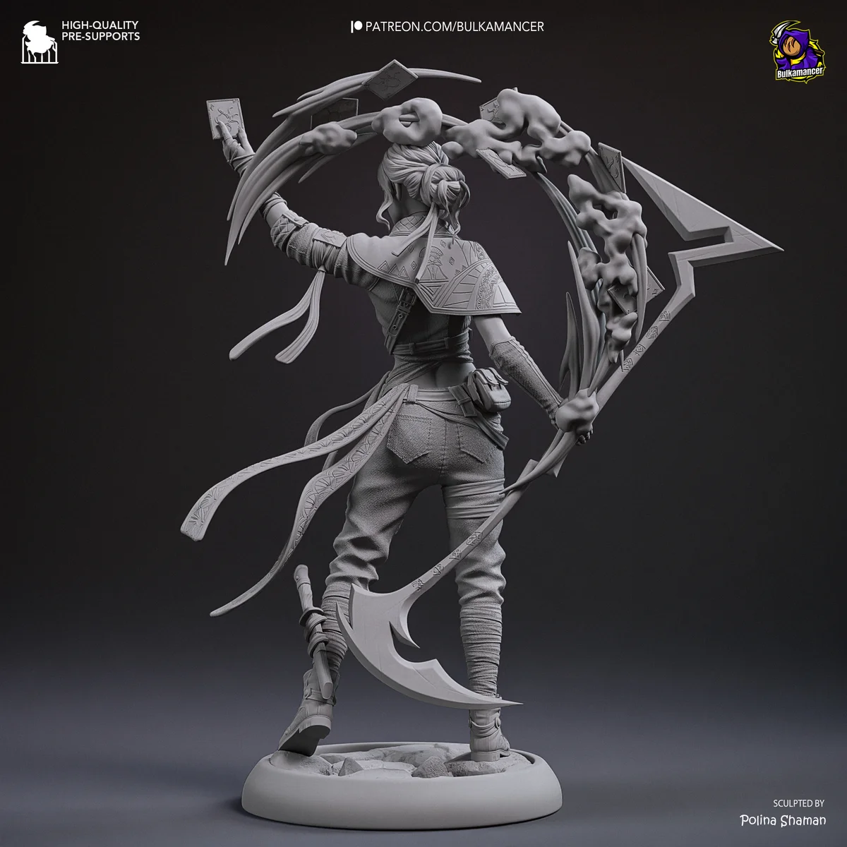 Sciel | Fan Art | 3D Printed Resin Model Garage Kit | *Un-Painted* | Bulkamancer 8