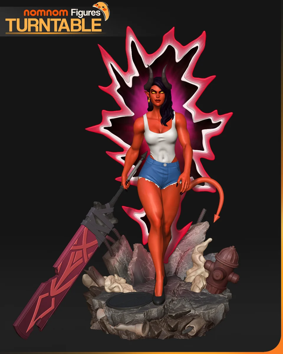 Malevola | Fan Art | 3D Printed Resin Model Garage Kit | *Un-Painted* | Nomnom 3