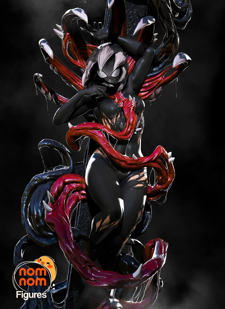 Gwenom | Fan Art | 3D Printed Resin Model Garage Kit | *Un-Painted* | Nomnom