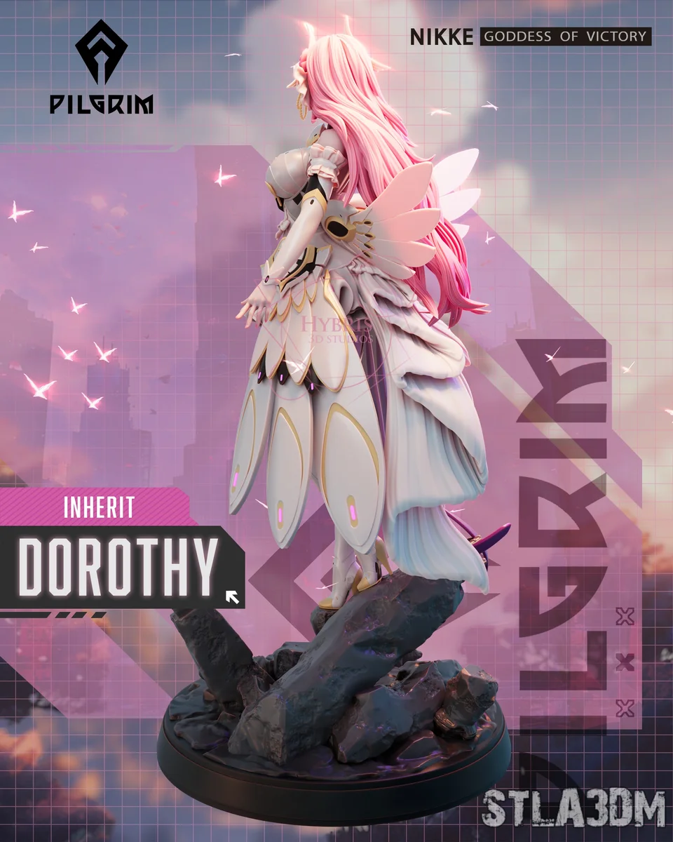 Dorothy | Fan Art | 3D Printed Resin Model Garage Kit | *Un-Painted* | Hybris Studios 3