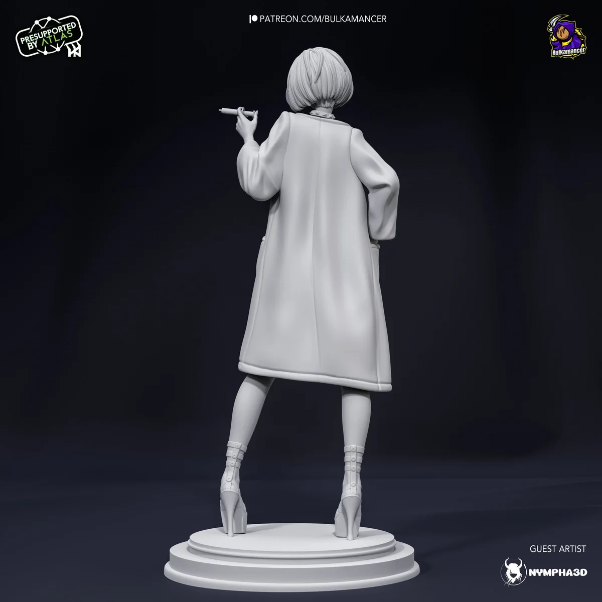 Tae | Fan Art | 3D Printed Resin Model Garage Kit | *Un-Painted* | Bulkamancer 5