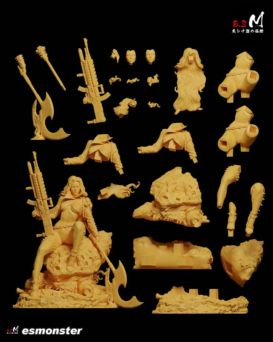 Scorched | Fan Art | 3D Printed Resin Model Garage Kit | *Un-Painted* | ES Monster 4