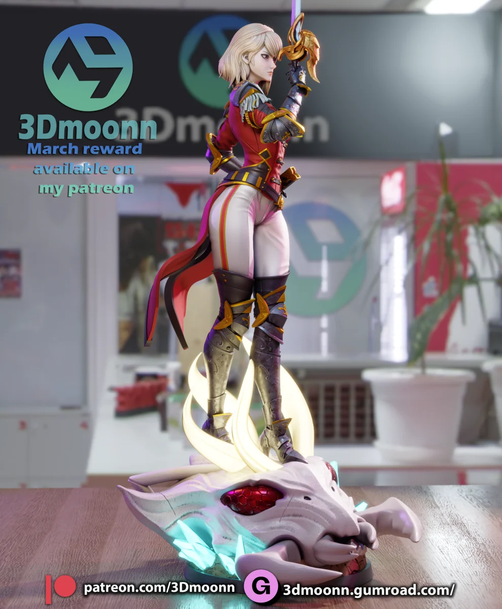 Cha Hae-in | Fan Art | 3D Printed Resin Model Garage Kit | *Un-Painted* | 3DMoonn 3