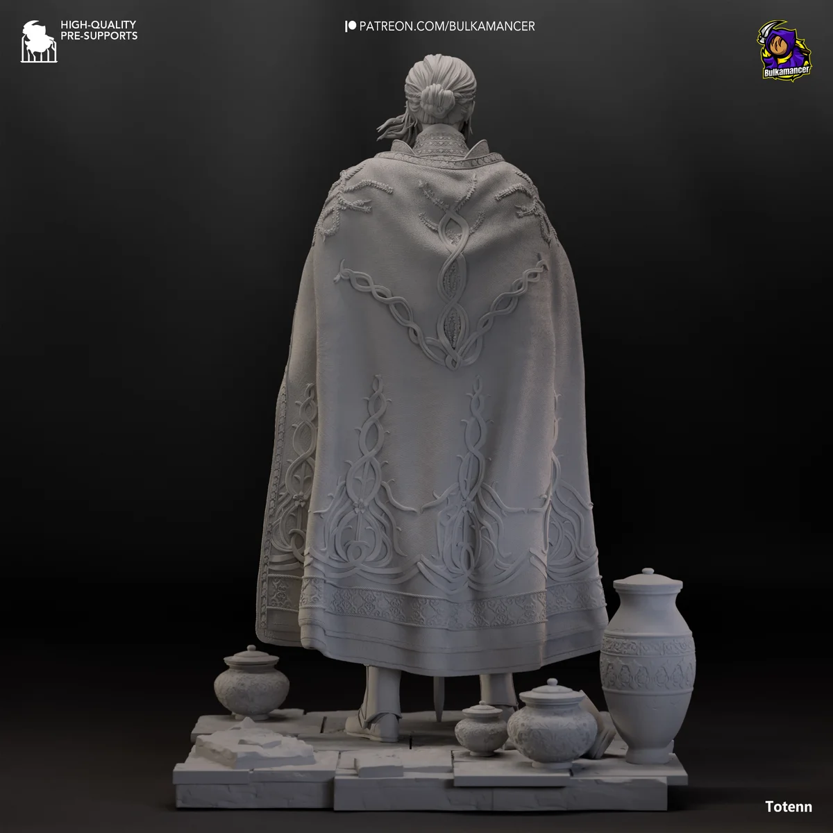 Needle Knight Leda | Fan Art | 3D Printed Resin Model Garage Kit | *Un-Painted* | Bulkamancer 9