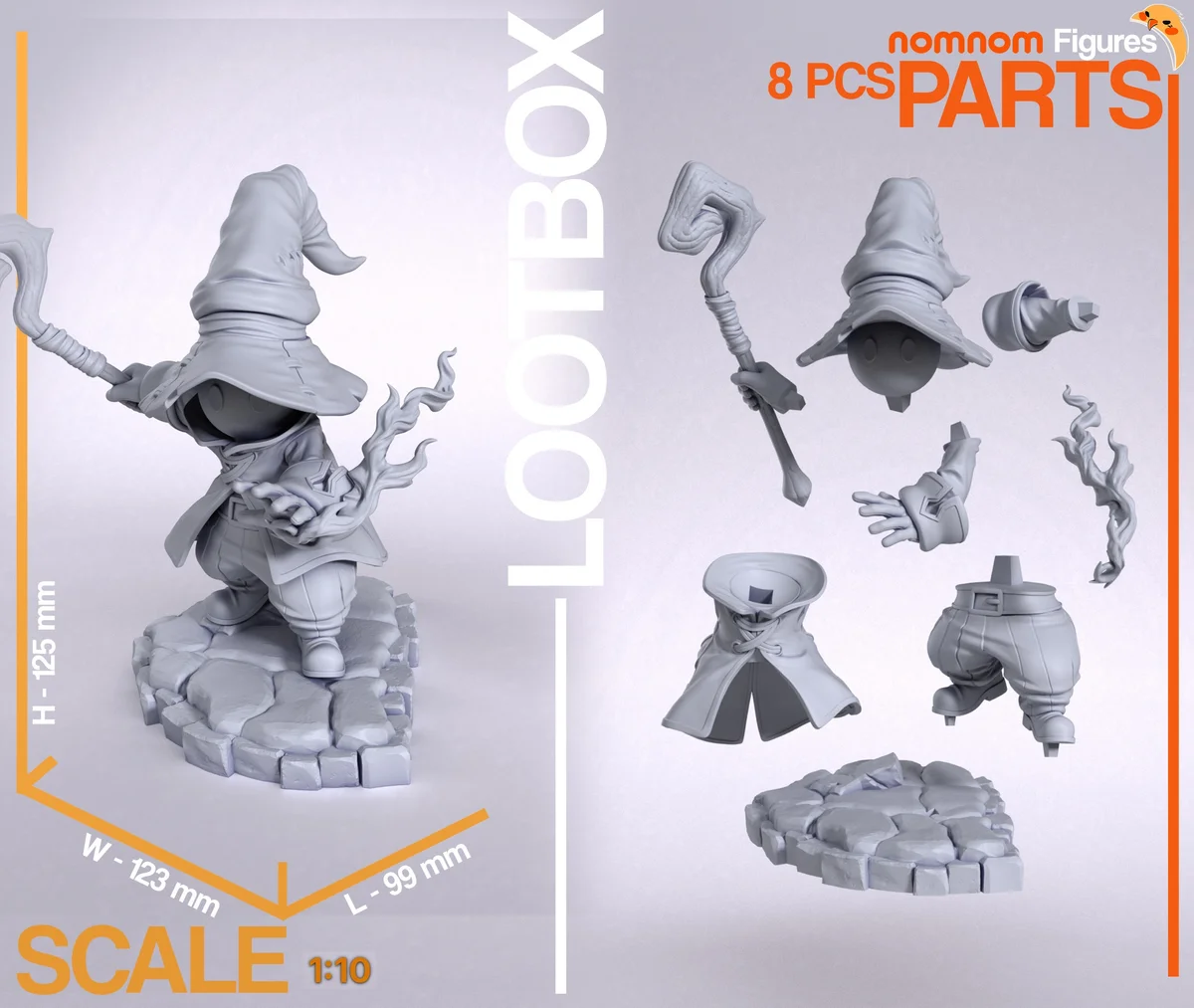 Vivi Ornitier | Fan Art | 3D Printed Resin Model Garage Kit | *Un-Painted* | Nomnom 3