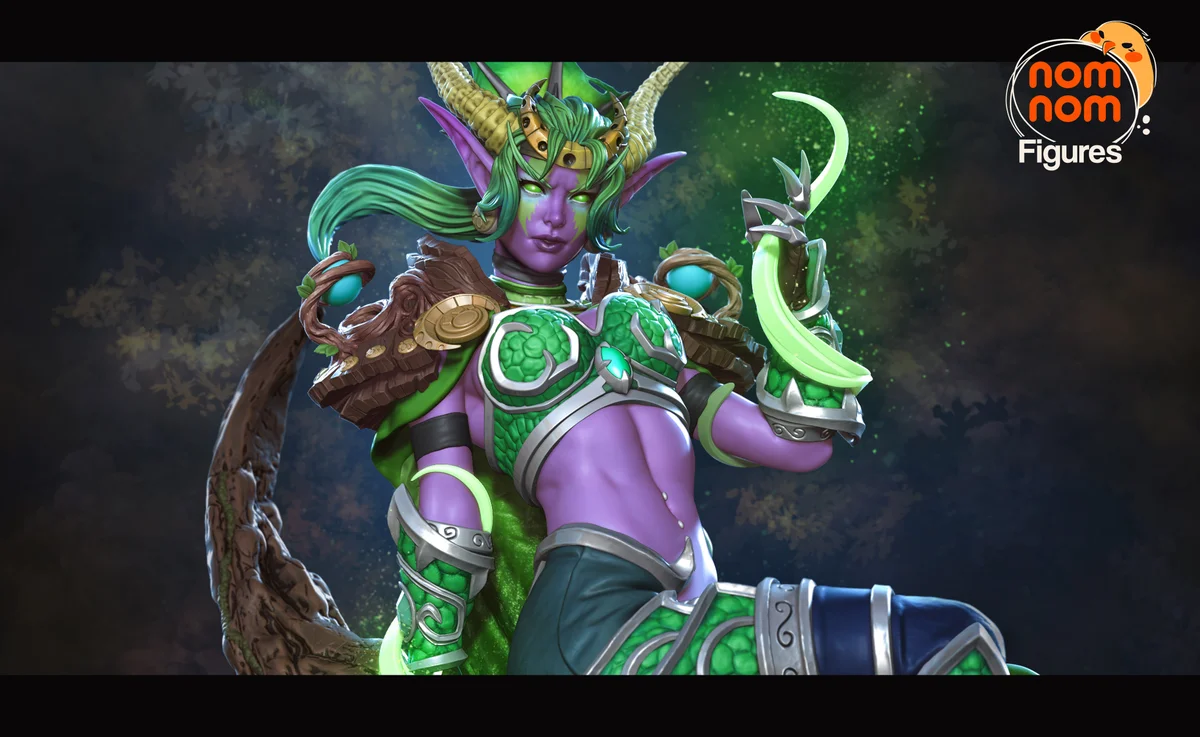 Ysera | Fan Art | 3D Printed Resin Model Garage Kit | *Un-Painted* | Nomnom