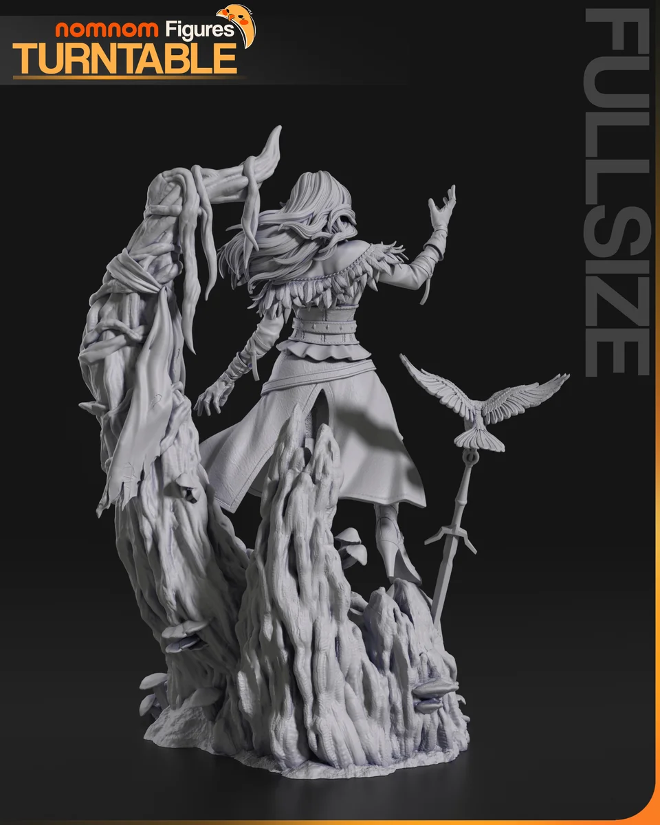 Yennefer | Fan Art | 3D Printed Resin Model Garage Kit | *Un-Painted* | Nomnom 7