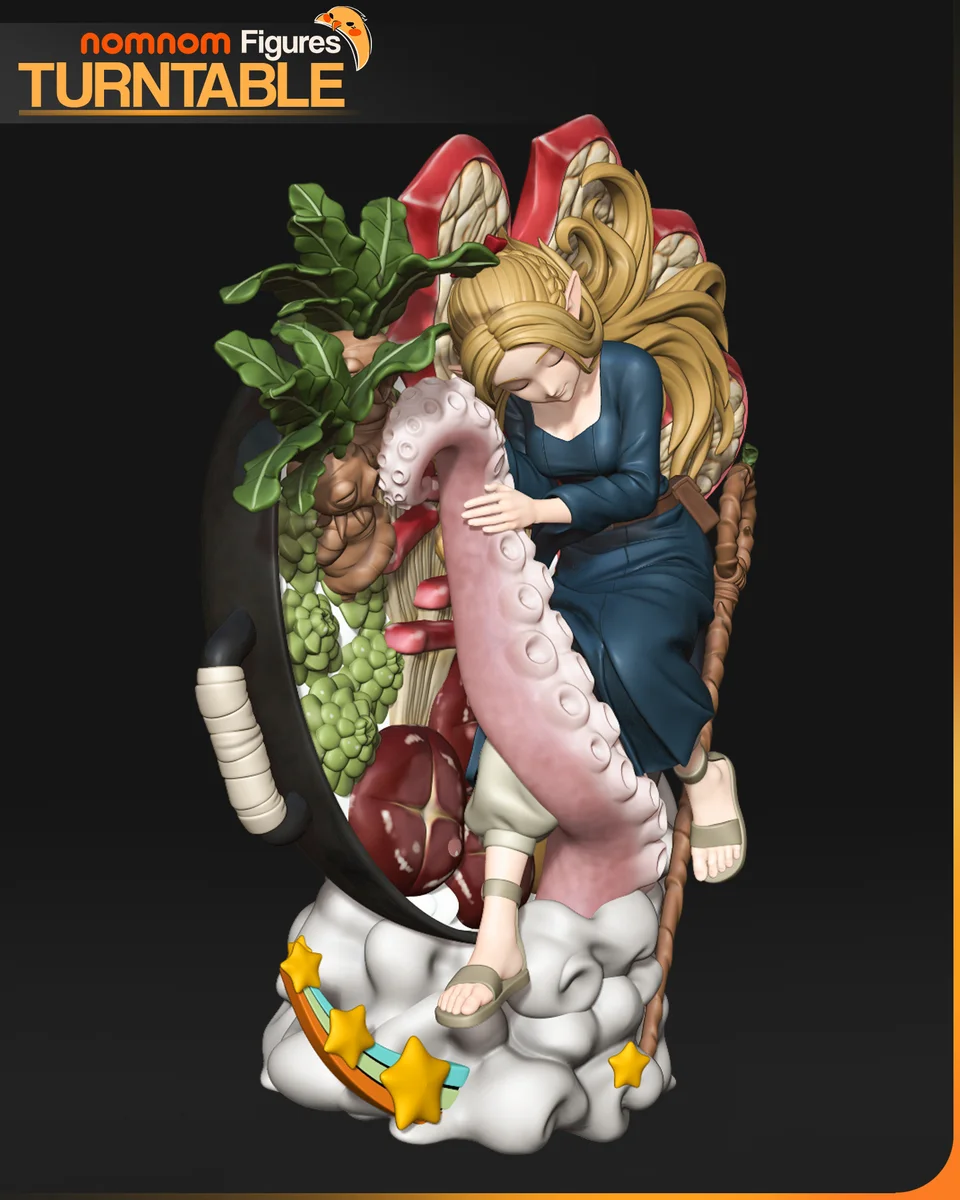 Marcille | Fan Art | 3D Printed Resin Model Garage Kit | *Un-Painted* | Nomnom 5