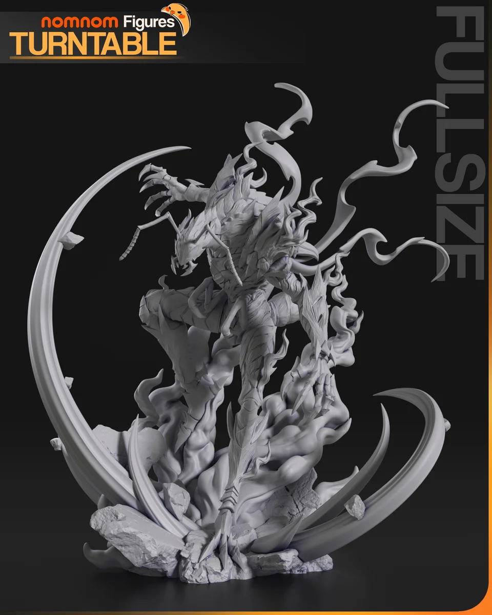 Shadow Beru | Fan Art | 3D Printed Resin Model Garage Kit | *Un-Painted* | Nomnom 4