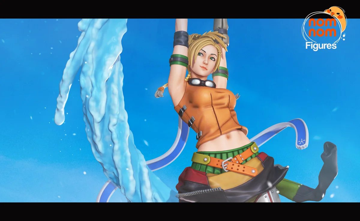 Rikku | Fan Art | 3D Printed Resin Model Garage Kit | *Un-Painted* | Nomnom