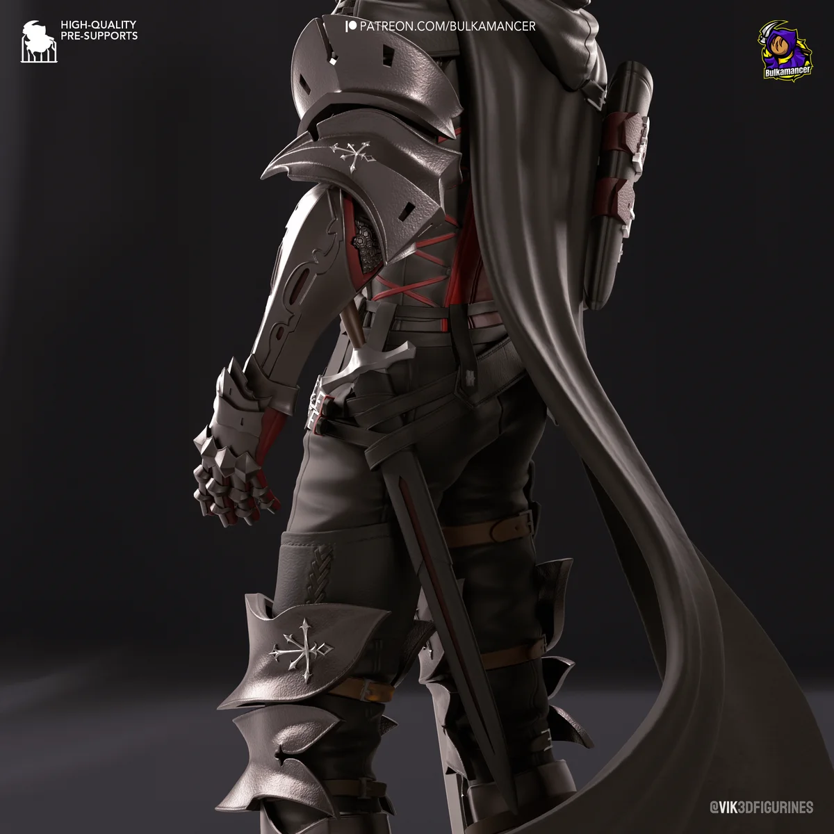 Clive Rosfield | Fan Art | 3D Printed Resin Model Garage Kit | *Un-Painted* | Bulkamancer 6