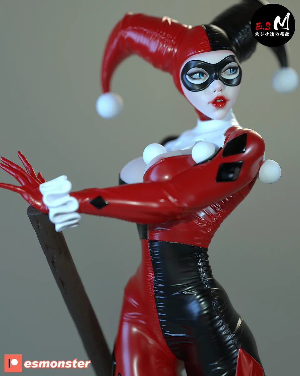 Harley Quinn | Fan Art | 3D Printed Resin Model Garage Kit | *Un-Painted* | ES Monster