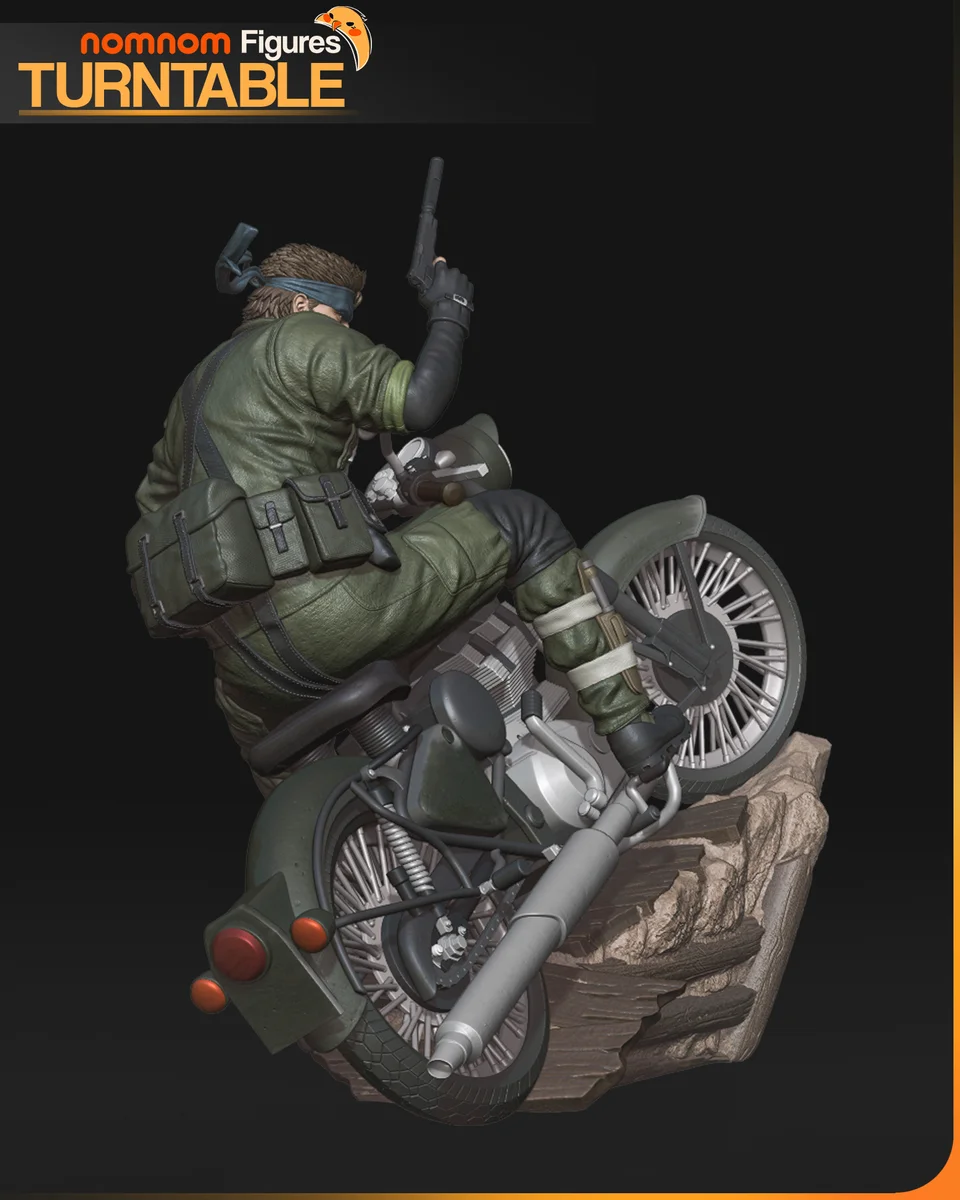Snake | Fan Art | 3D Printed Resin Model Garage Kit | *Un-Painted* | Nomnom 6