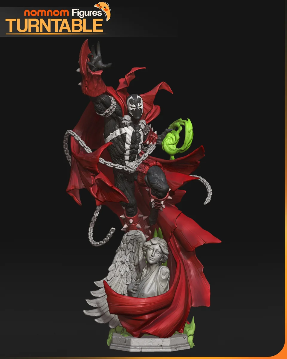 Spawn | Fan Art | 3D Printed Resin Model Garage Kit | *Un-Painted* | Nomnom 4