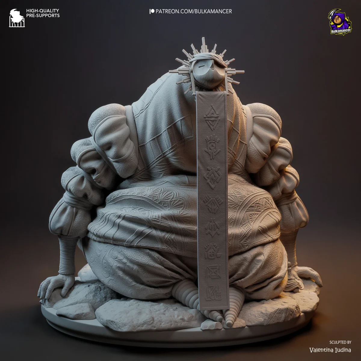 Esquie | Fan Art | 3D Printed Resin Model Garage Kit | *Un-Painted* | Bulkamancer 9