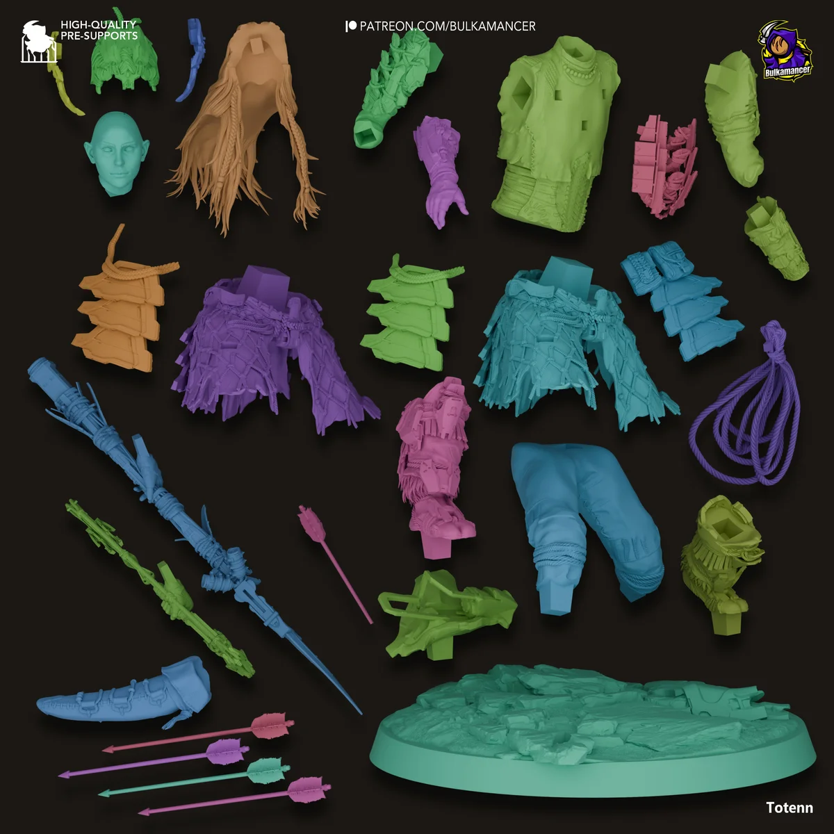 Aloy | Fan Art | 3D Printed Resin Model Garage Kit | *Un-Painted* | Bulkamancer 5