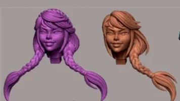 Viking Maiden | Fan Art | 3D Printed Resin Model Garage Kit | *Un-Painted* | Digital Dark 8