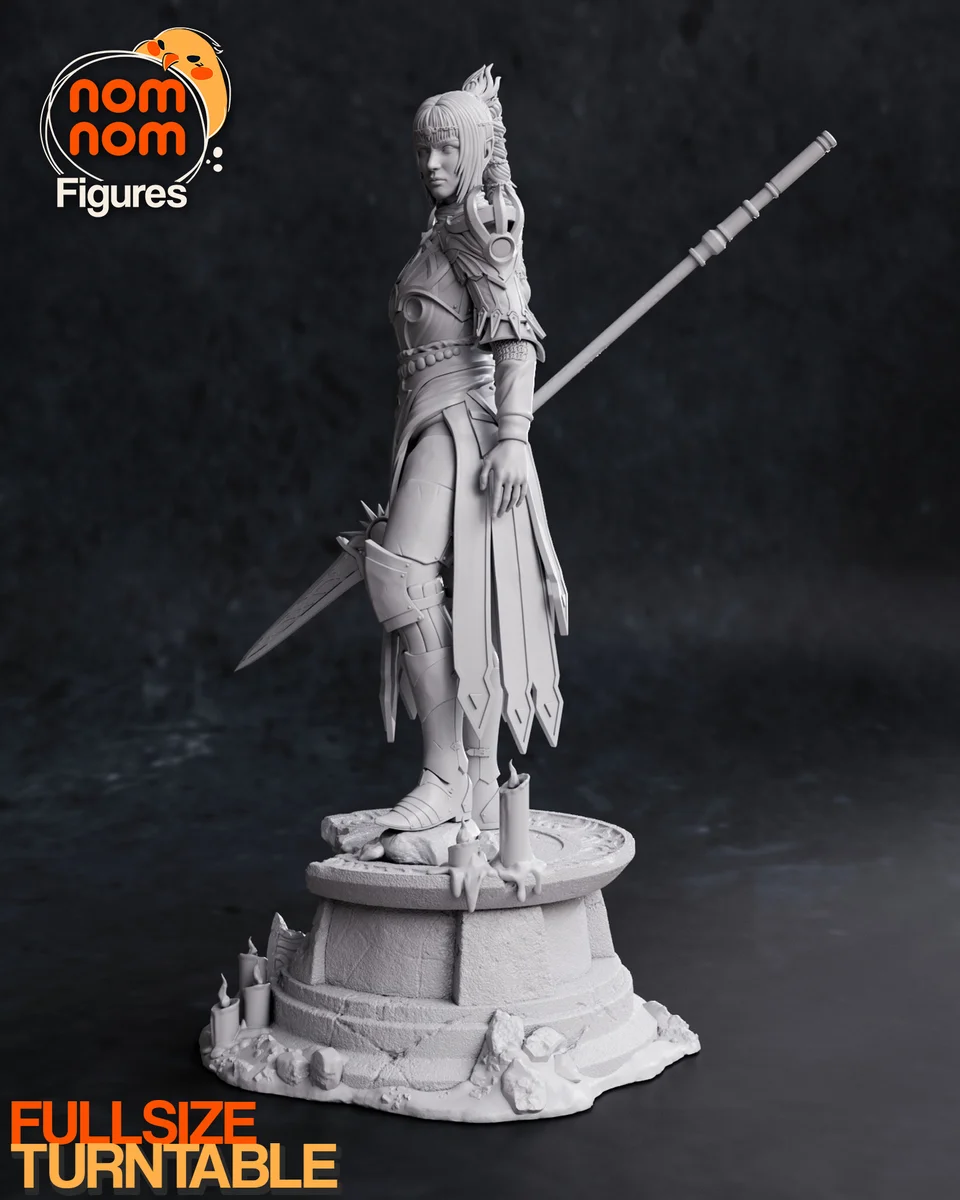 Shadow Heart | Fan Art | 3D Printed Resin Model Garage Kit | *Un-Painted* | Nomnom 6
