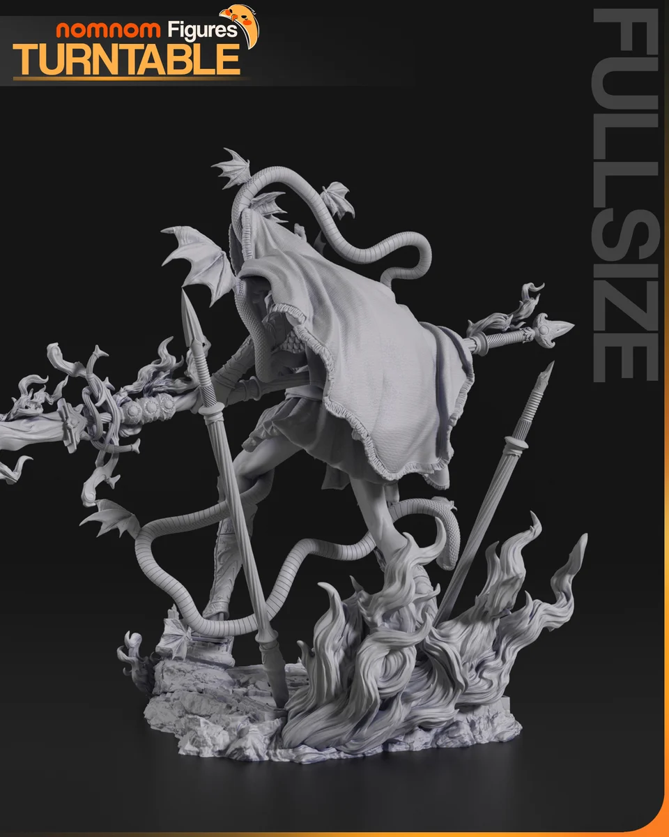 Messmer the Impaler | Fan Art | 3D Printed Resin Model Garage Kit | *Un-Painted* | Nomnom 7