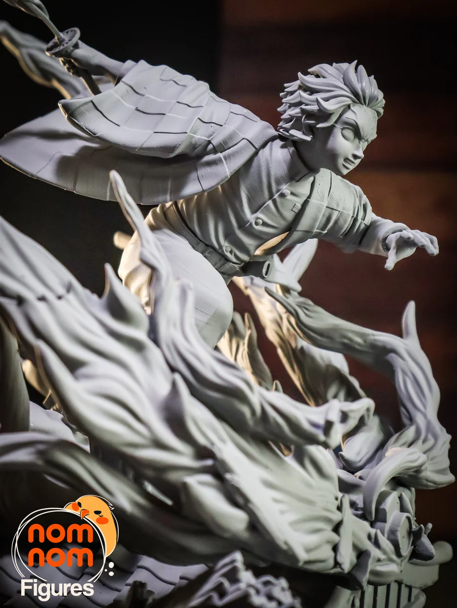 Tanjiro | Fan Art | 3D Printed Resin Model Garage Kit | *Un-Painted* | Nomnom 13
