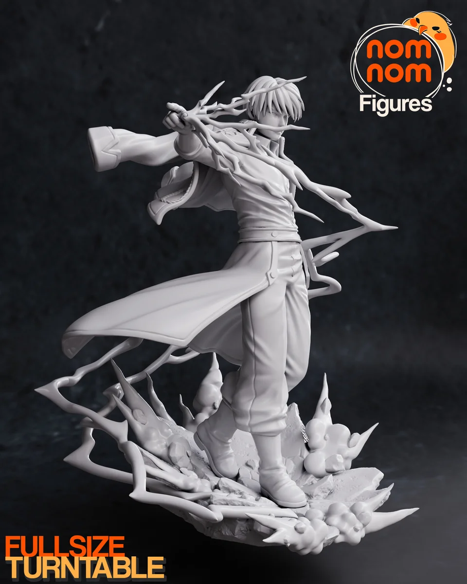 Roy Mustang | Fan Art | 3D Printed Resin Model Garage Kit | *Un-Painted* | Nomnom 5