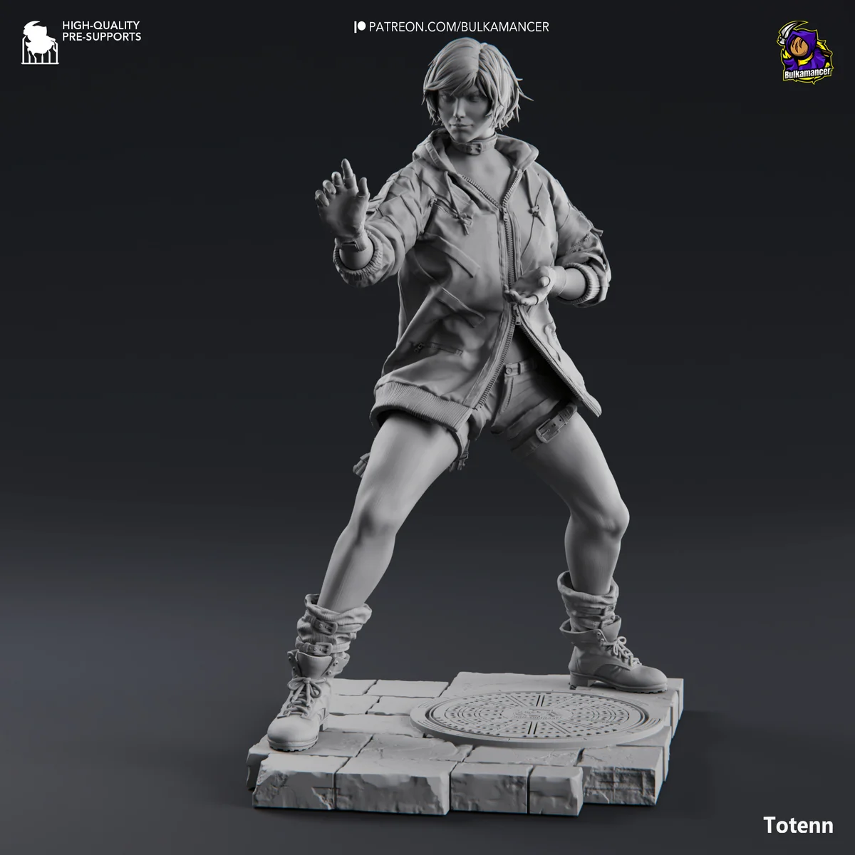 Reina | Fan Art | 3D Printed Resin Model Garage Kit | *Un-Painted* | Bulkamancer 7