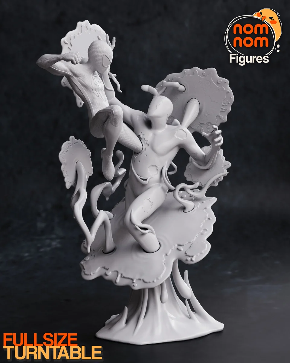 Miles Morales | Fan Art | 3D Printed Resin Model Garage Kit | *Un-Painted* | Nomnom 7