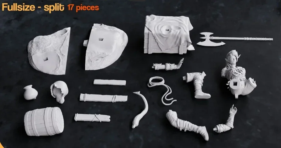 Karlach | Fan Art | 3D Printed Resin Model Garage Kit | *Un-Painted* | Nomnom 3