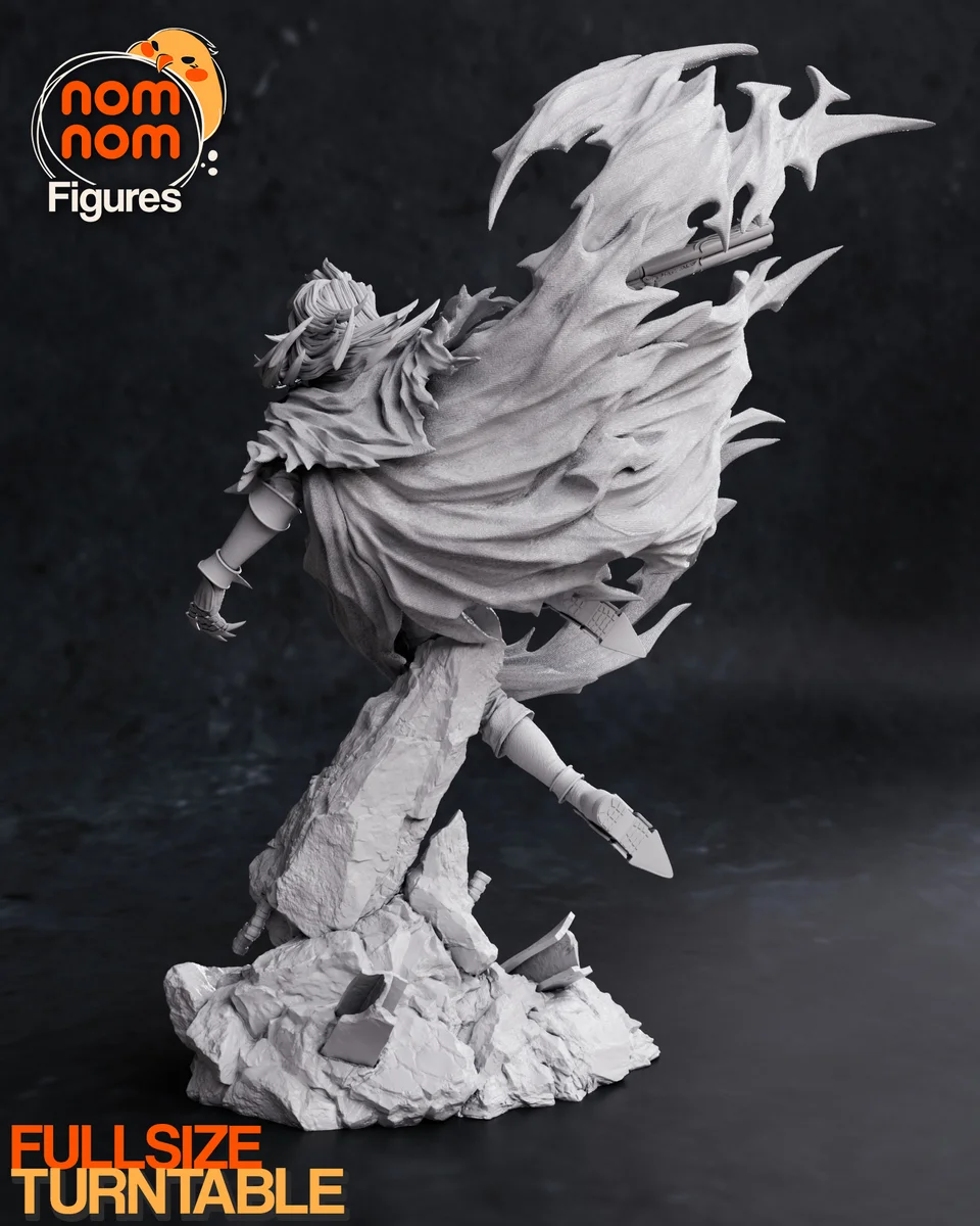 Vincent Valentine | Fan Art | 3D Printed Resin Model Garage Kit | *Un-Painted* | Nomnom 5