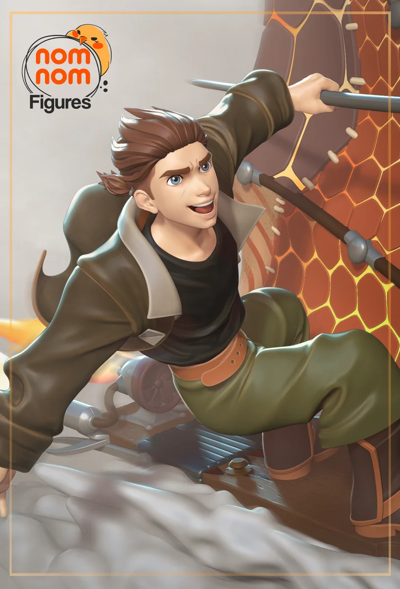 Jim Hawkins | Fan Art | 3D Printed Resin Model Garage Kit | *Un-Painted* | Nomnom