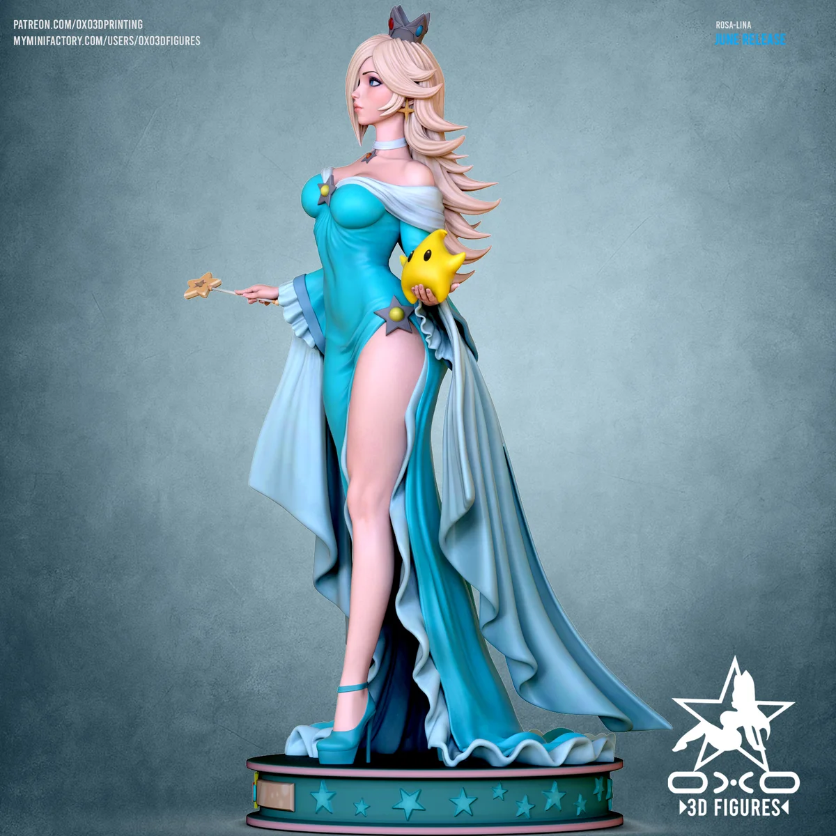 Rosa-lina | Fan Art | 3D Printed Resin Model Garage Kit | *Un-Painted* | OXO3D 4