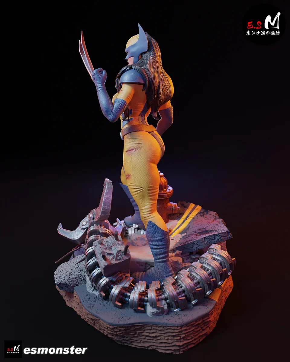 X-23 v2 | Fan Art | 3D Printed Resin Model Garage Kit | *Un-Painted* | ES Monster 4