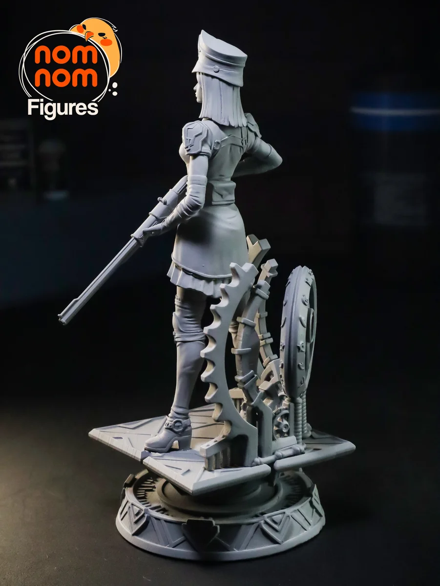 Caitlyn | Fan Art | 3D Printed Resin Model Garage Kit | *Un-Painted* | Nomnom 12