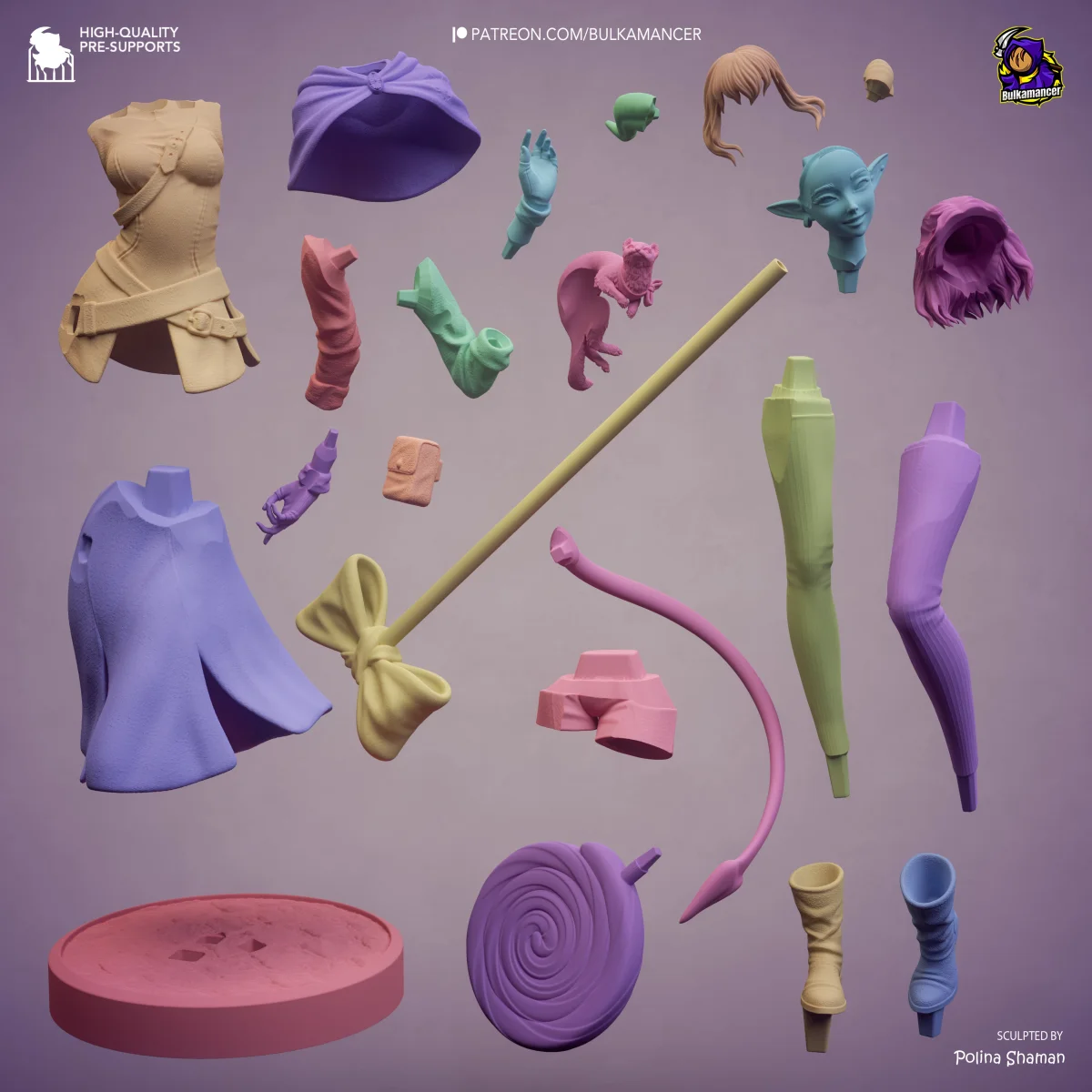 Jester | Fan Art | 3D Printed Resin Model Garage Kit | *Un-Painted* | Bulkamancer 4