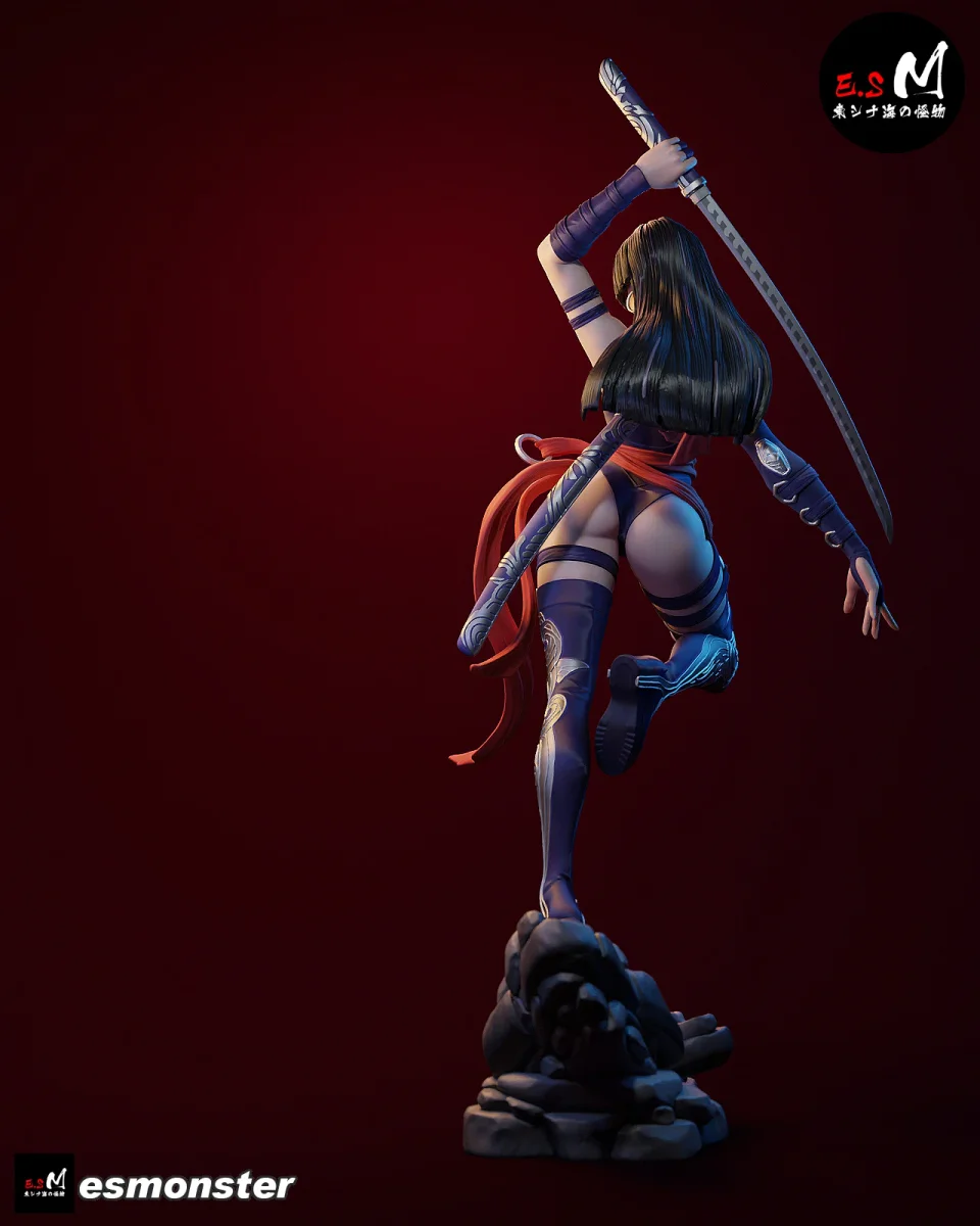 Psylocke P1 & P2 | Fan Art | 3D Printed Resin Model Garage Kit | *Un-Painted* | ES Monster 6