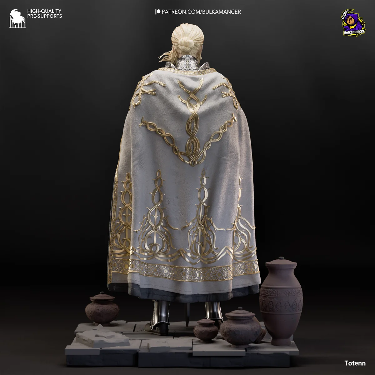 Needle Knight Leda | Fan Art | 3D Printed Resin Model Garage Kit | *Un-Painted* | Bulkamancer 5