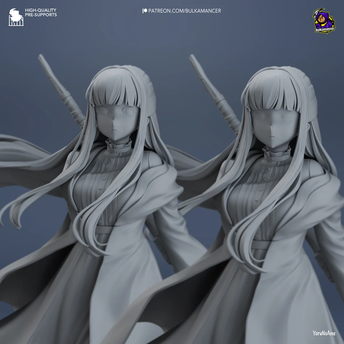 Fern | Fan Art | 3D Printed Resin Model Garage Kit | *Un-Painted* | Bulkamancer 6