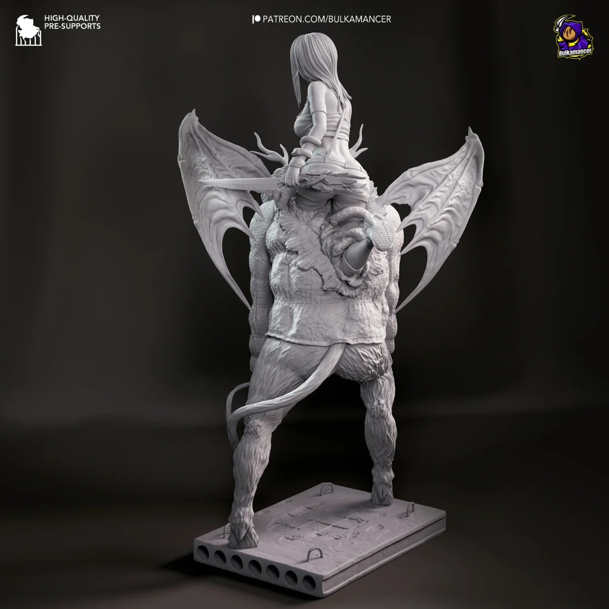 Haru | Fan Art | 3D Printed Resin Model Garage Kit | *Un-Painted* | Bulkamancer 6