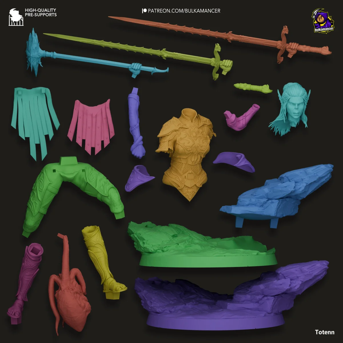 Lae'zel | Fan Art | 3D Printed Resin Model Garage Kit | *Un-Painted* | Bulkamancer 5