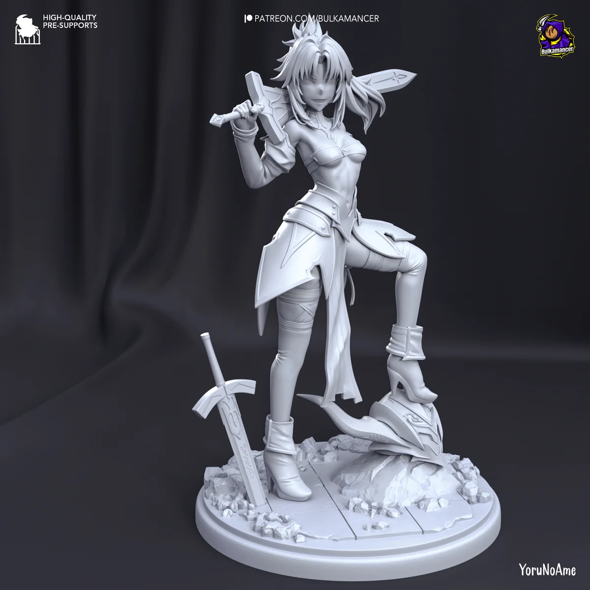 Mordred | Fan Art | 3D Printed Resin Model Garage Kit | *Un-Painted* | Bulkamancer 8