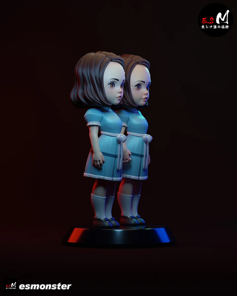 Shining Sisters | Fan Art | 3D Printed Resin Model Garage Kit | *Un-Painted* | ES Monster 4