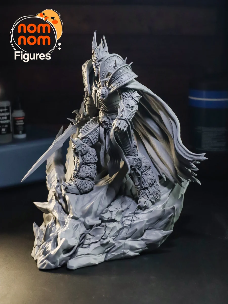 Arthas | Fan Art | 3D Printed Resin Model Garage Kit | *Un-Painted* | Nomnom 13