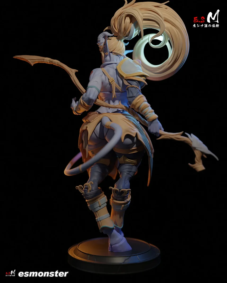 Draenei | Fan Art | 3D Printed Resin Model Garage Kit | *Un-Painted* | ES Monster 3